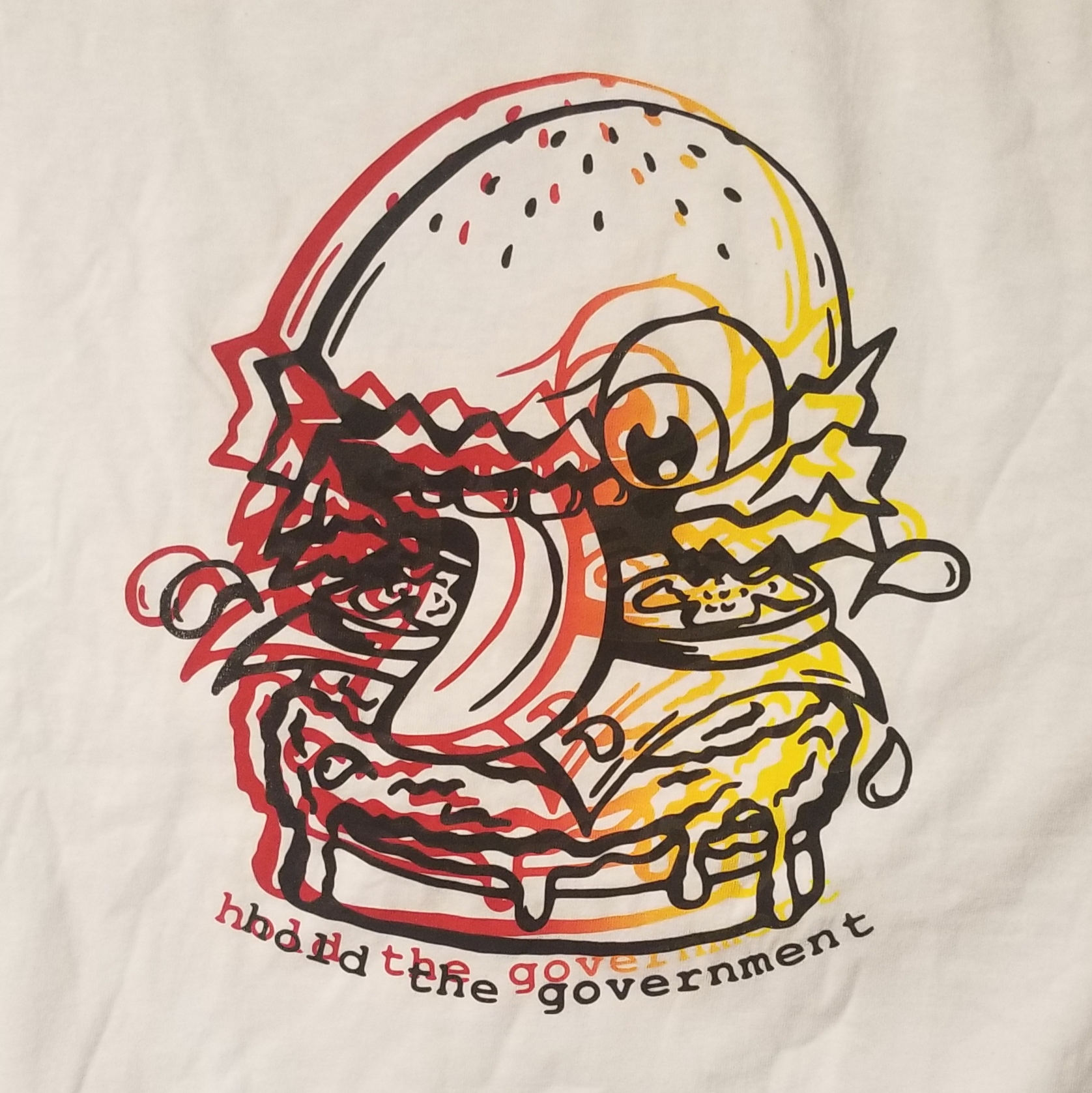 Anarchy Burger Hold the Government TShirt